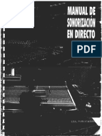 Manual de Sonorizacion en Directo - Carles P.Mas