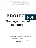 Managementul Calitatii - Banca Transilvania