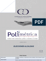 Polimetrica Junio 2015 Elecciones Alcaldías