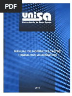 Manual Trabalhos Academicos - UNISA