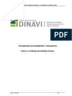 estándares de desempeño para vivienda social