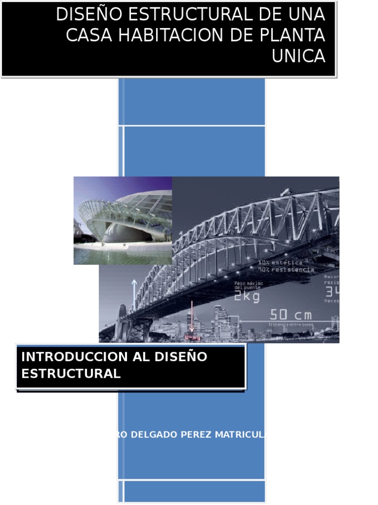 Diseño Estructural Casa Habitación | PDF | Hormigón | Materiales de ...