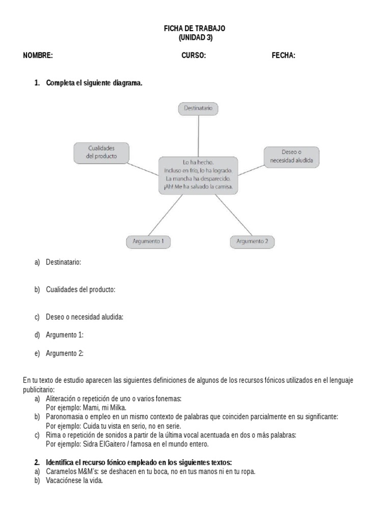 S3 - Ficha de Trabajo | PDF