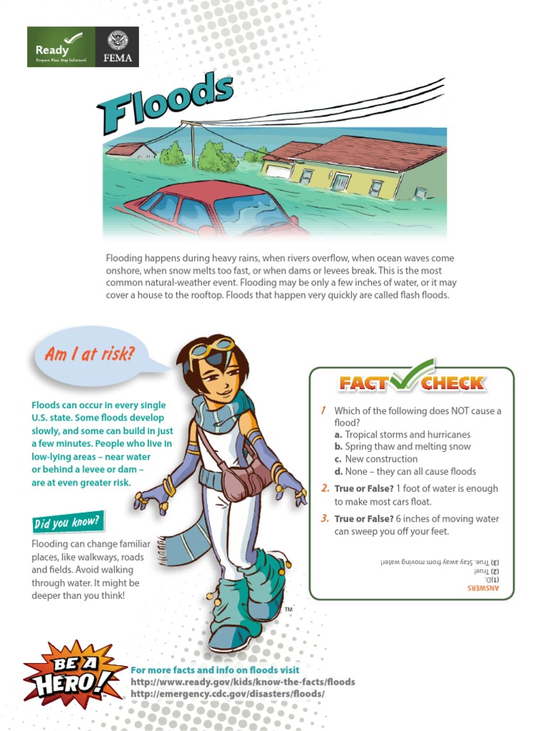 Fema Fact Sheet Kids PDF