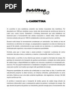 Informativo 123 - L-carnitina