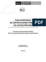 Plan Estratégico de Contrataciones Públicas Del Estado Peruano