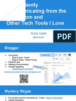 Conveniently Communicating From The Classroom-Tech Tools
