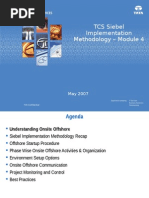 TCS Siebel Implementation Methodology Module 4 - Ver 1.0