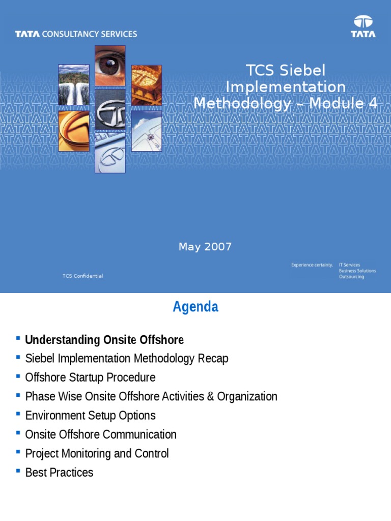 TCS Siebel Implementation Methodology | PDF | Remote Desktop Services ...