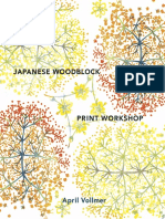 Japanese Woodblock Print Workshop by April Vollmer - Excerpt