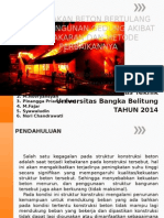 Kerusakan Beton Bertulang Akibat Kebakaran Dan Metode Perbaikannya