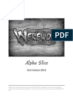 Minds Eye Theatre Werewolf the Apocalypse Alpha Slice Playtest Rules (6357481)