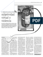 Adolescencia, subjetividad virtual y violencia. Morales, G. 2008