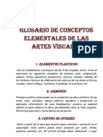 Glosario de Conceptos Elementales de Las Artes Visuales