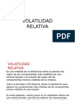 VOLATILIDAD relativa