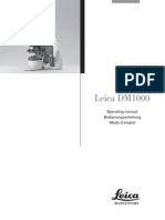 Leica DM-1000 Microscope - Operation Manual (en,De)