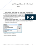 Statistik Deskriptif Dengan Microsoft Office Excel