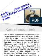 Kamal Moumneh Talking About Google Doodle On 10 June