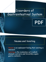 Disorders of Gastrointestinal System