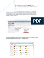 Realizar Un Informe Sobre La Creación de La Base de Datos en El OPENERP