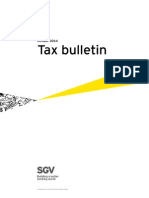 Tax Bulletin by SGV As of Oct 2014