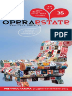 Operaestate Festival Veneto Pre-Programma 2015