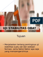 Uji Stabilitas Obat