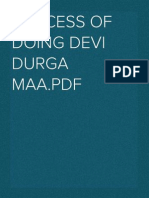 Process of Doing Devi Durga Maa's Puja PDF