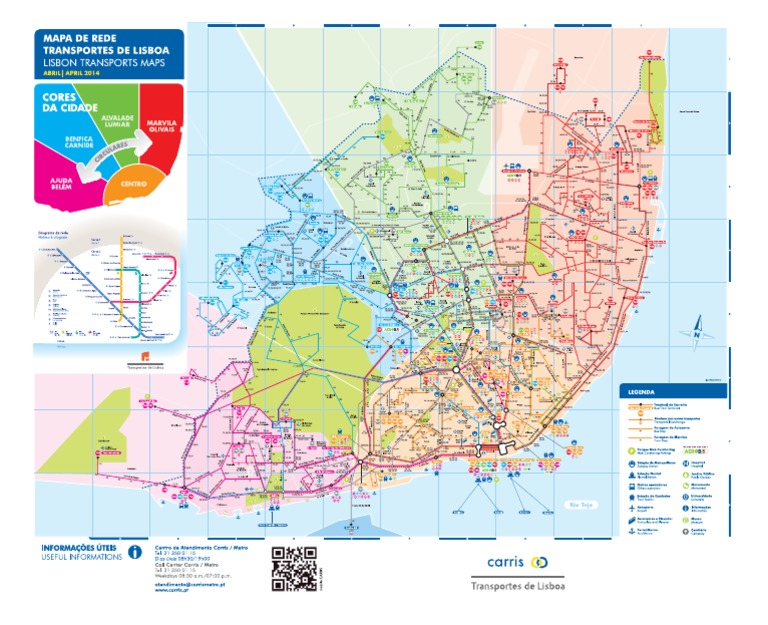 mapa lisboa carris Lisboa Mapa Carris mapa lisboa carris