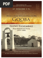 Download Introduction to William Wellington Gqoba Isizwe esinembali Xhosa histories and poetry 18731888 by Books LIVE SN268461342 doc pdf