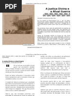 Justiça Divina e a Atual Guerra