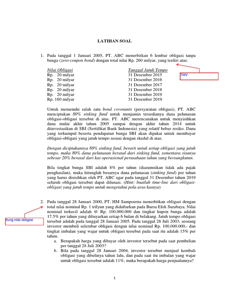 Latihan Soal Uts Manajemen Keuangan