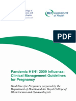 Pandemic H1N1 2009 Influenza: Clinical Management Guidelines For Pregnancy