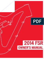 2014 FSR Owner's Manual Setup Guide