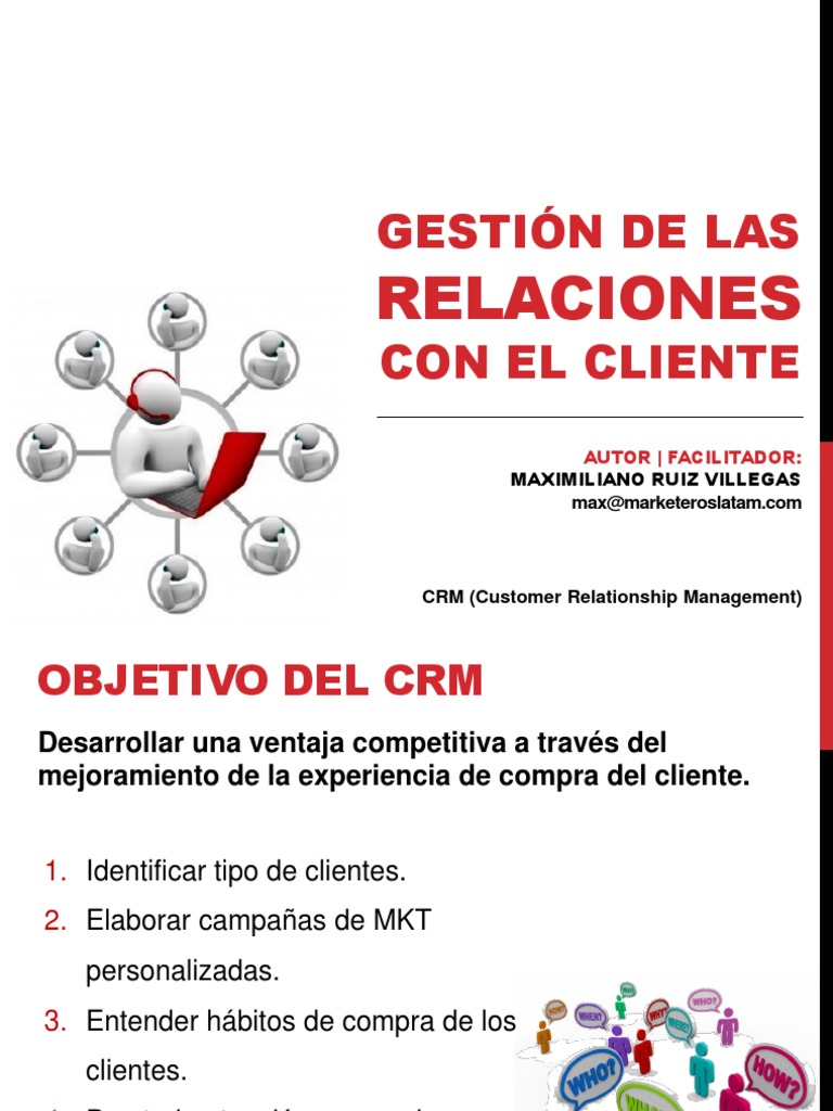 CRM - Gestión de Las Relaciones Con El Cliente | PDF | Gestión de la ...