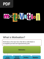 What is Motivation?
