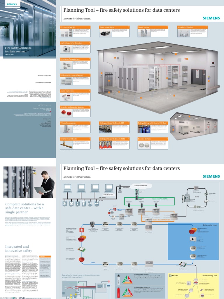 Fire Safety Solutions For Data Centers SIEMENS | PDF | Data Center ...
