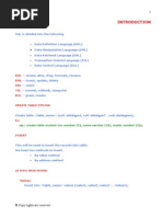 SQL Syntax