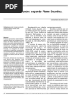 Campo Do Poder Segundo Pierre Bourdieu