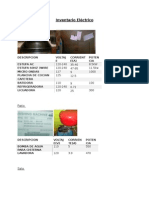 Inventario Eléctrico tarea