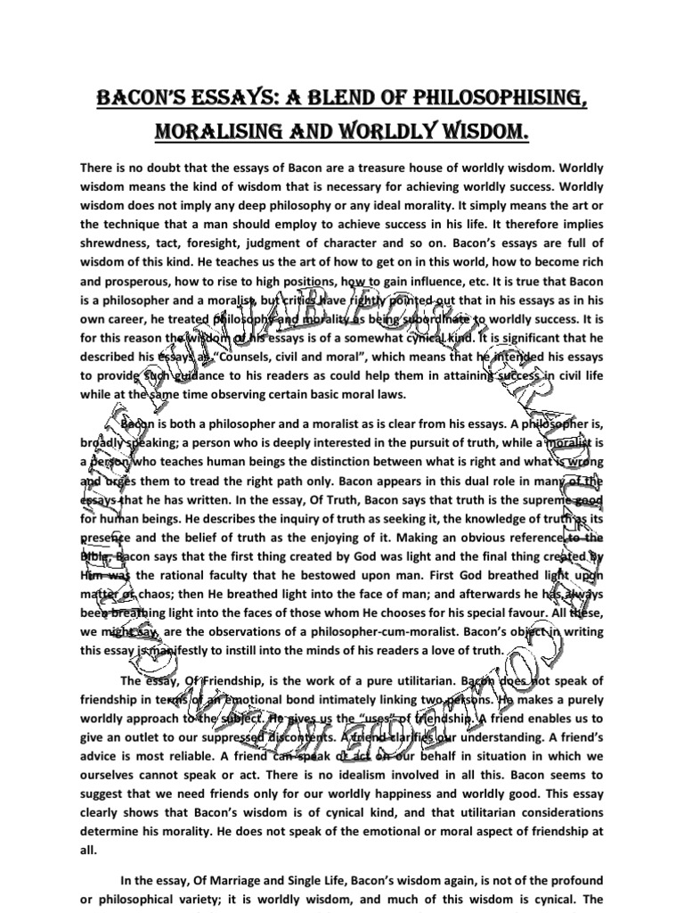 Wisdom paragraph image