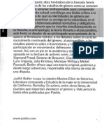 El Género en Disputa de Judith Butler