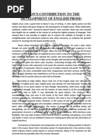 Download Bacons Contribution to English Prose by AbdulRehman SN26847483 doc pdf