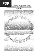 Download Bacons Essays Are Based on Wide Knowledge of the World by AbdulRehman SN26847526 doc pdf