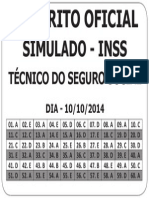 Gabarito Do Simulado - Inss - 10-10