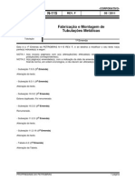 Fabricação e Montagem de Tubulações Metálicas