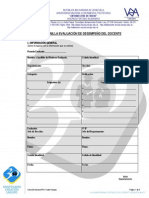 Formato Evaluacion Desempeno Docente 2009