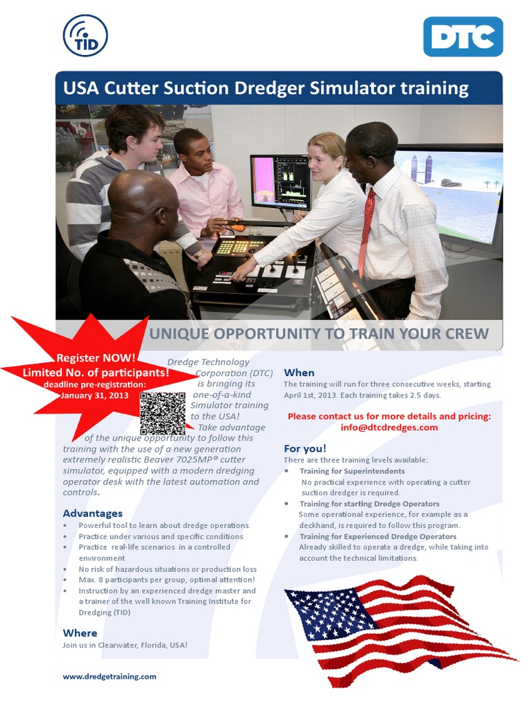 USA Cutter Suction Dredger Simulator Training | PDF | Dredging | Simulation