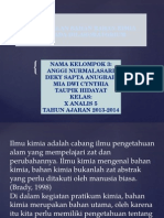 Pengenalan Bahan Bahan Kimia Yang Ada Dilaboratorium