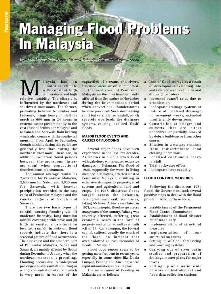 Flood Control Strategies in Malaysia | PDF | Flood | Monsoon